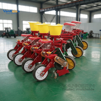 Semoir de précision pour maïs tracté par tracteur 50 CV, équipement agricole de semis, performance fiable pour la tâche de semis de maïs en ferme