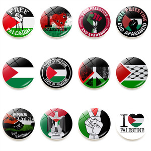 Sticker <span class=keywords><strong>per</strong></span> frigorifero con bandiera palestina di cristallo adesivo <span class=keywords><strong>per</strong></span> lavagna magnetica morbida con magnete <span class=keywords><strong>per</strong></span> decorazione in vetro magnetico Art déco - Product Image 2