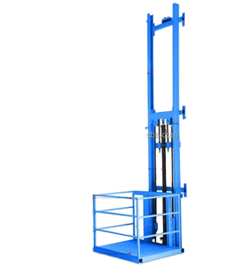 <span class=keywords><strong>Platform</strong></span> Lift barang kargo konveyor vertikal gudang listrik hidrolik Guiderail ganda kapasitas 500kg - Product Image 1