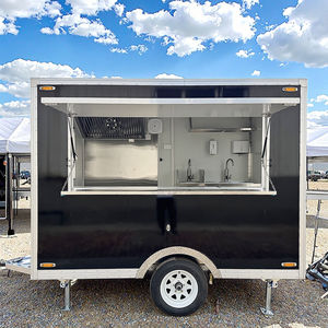 Rue extérieure Mobile Restaurant Salle à manger Ca Hot Dog Cart BBQ Ice Cream Trick Sandwich Food Trailer - Product Image 1