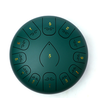 Factory Offer 12inch 13Note Stainless Steel Tongue Drum Handpan Percussion Musical Instrument Non-Slip