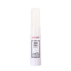 Deli Transparent Solid <b>Glue</b> Stick 15g Acr <b>Material</b> No.7107 For Students And Office Use - Product Image 2