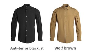 Camicia Tattica Casual da Uomo, Asciugatura Rapida, Manica Lunga, per Escursionismo Estivo, Traspirante ed Elastica - Product Image 6