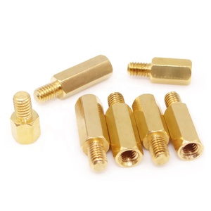 50 pz. M2.5*<span class=keywords><strong>L</strong></span>+4/5/6mm Distanziatori Esagonali in Ottone Maschio-Femmina, Pilastri per Schede PCB, Distanziatori per Schede Madri, Bulloni, Viti, Dadi con Filettatura Metrica - Product Image 2