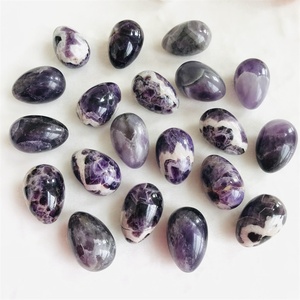 Huevo de cristal de amatista de ensueño natural al por mayor para masaje curativo Yoni - Product Image 5