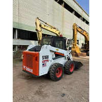 Mesin Asli Berkualitas Tinggi Bekas Pakai Bobcat Skid Steer Loader S770 T770 S16 S18 S160 S185 S300 S450 S550 dengan Pompa Skid Steer