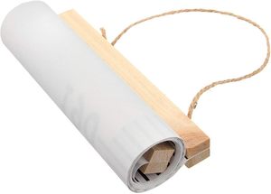 Tabla de crecimiento para niños Marco de madera Tela Lona Regla de medición de altura de bebé a Adulto para la decoración de la habitación del niño - Product Image 2