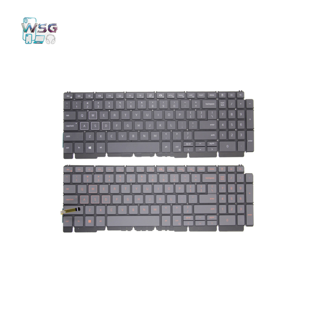 SZ-Wisbuild Full Size New Replacement Laptop Keyboard for G15 Ryzen Edition 5510 5520 5530 5535 US LED Plastic Anti-Ghosting 12
