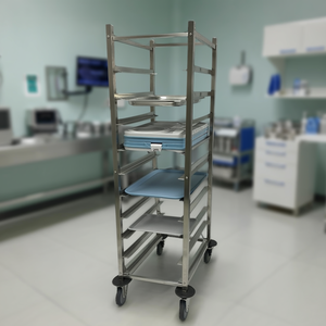 Carrello Portavivande in Acciaio Inox a 10 Livelli 1270 per Ospedale - Product Image 3