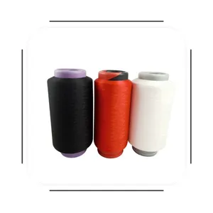 Bulk price wholesale 100% polyester yarn 75/36 dty semi-dull RW NIM from China factory