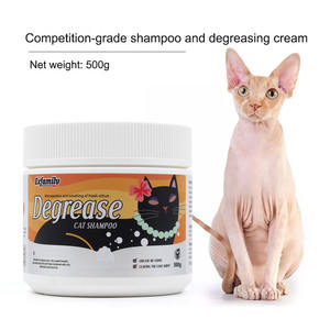 Marque privée OEM dégraissant shampooing hypoallergénique pour animaux de compagnie manteaux de chat élimine l'excès d'huiles 500g bain dégraissant baume pour <span class=keywords><strong>chats</strong></span> - Product Image 4