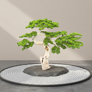 Ramas de Pino Artificiales de Plástico, Planta Grande en Maceta, Bonsái Grande para Decoración del Hogar y Bodas - Product Image 2