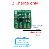 Pengisi Daya Baterai Li-Ion/Li-Polymer Mini 2-in-1 3.7V/3.8V Modul Konverter DC-DC LDO Buck 4.2V 3.3V/3V