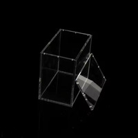 Boîte en acrylique avec couvercle magnétique, étui en acrylique transparent personnalisé avec couvercles magnétiques, boîte en acrylique transparente avec couvercle magnétique