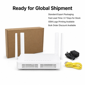 Second Hand Dual Band WiFi6 AX3000 XPON ONU <b>Router</b> 4GE D747 Support OMCI TR069 For FTTR FTTX Fiber Network - Product Image 4