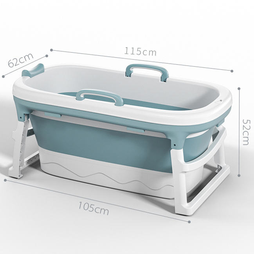 Portable Bathtub Adult,Folding Bathtub 138X62X52cm Large Thicken Free
