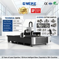 Machine de découpe laser fibre CNC 1530 avec CYPCUT AI Smart Nesting, refroidissement par eau, haute vitesse, pour la découpe de tôles métalliques – Approvisionnement direct usine