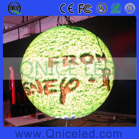 Nueva llegada interior publicidad al aire libre redondo LED Video Ball esférico Flexible módulo LED globo pantalla 3D esfera LED pantalla