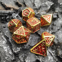 Jeu de dés métalliques de haute qualité, fabricants de dés personnalisés, dés polyédriques creux en métal pour DND, jeu de dés chargés pour jeux de société