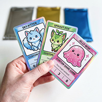 Servizio di Stampa Personalizzata di Carte Collezionabili Olografiche, Confezioni Booster Foil TCG, Design per Set di Giochi da Tavolo