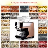 Automatische koude oliepersmachine voor kokos-, soja- en walnootolie - RVS 3-6kg/u capaciteit