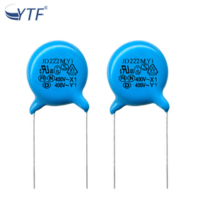 セラミック<span class=keywords><strong>Y2</strong></span>安全電子コンデンサ222M 400V 2.2NF 2200Pf - Product Image 3
