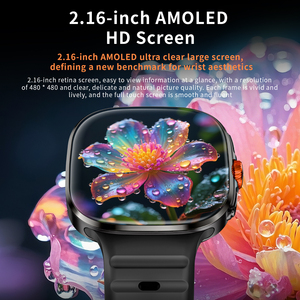 Montre connectée LOKMAT <span class=keywords><strong>APPLLP</strong></span> <span class=keywords><strong>6</strong></span> MAX GPS 4G 2.16'' 3+32GB NFC Hip Hop, enregistrement des exercices, montre de sport tendance pour Android IOS - Product Image 3