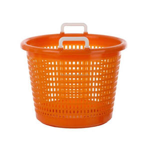 Durable19 "D X 17" H <span class=keywords><strong>40</strong></span> lb Panier de rangement en plastique avec deux poignées renforcées utilisé pour transporter le poisson glace crevettes fonte - Product Image 5