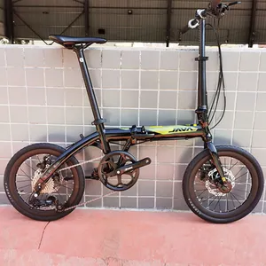 Mini bicicleta plegable para adultos, bicicleta de aleación de aluminio con freno de disco de 2021 pulgadas, modelo J2 X3, 16/20