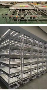 <span class=keywords><strong>Table</strong></span> de serre hydroponique de taille standard, logistique, <span class=keywords><strong>table</strong></span> de semis mobile à <span class=keywords><strong>marée</strong></span> intérieure, bancs roulants automatiques - Product Image 6