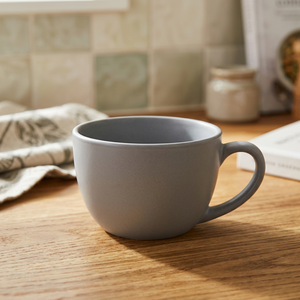 แก้วกาแฟเซรามิกแบบมินิมอลสีพื้นเรียบ สำหรับใช้ในบ้าน - Product Image 1