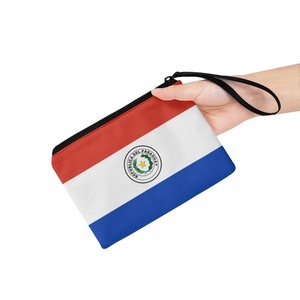 กระเป๋าซิปพิมพ์ลายธงชาติปารากวัย กระเป๋าใส่เหรียญแบบพกพา คุณภาพสูง ของขวัญสำหรับผู้หญิงผู้ชาย ราคาถูก ขายส่งจากโรงงาน - Product Image 3