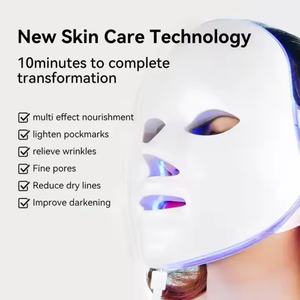 หน้ากากแสงโฟตอนอินฟราเรดแบบเต็มหน้า ประดับเพชร 168-LED วัสดุซิลิโคน สำหรับการรักษาแบบสปาอย่างมืออาชีพ - Product Image 6