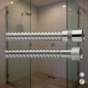 Manguera de Ducha de Latón Doble Rizado de 150 cm Cromada - Product Image 3