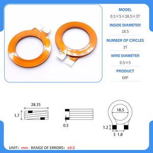 Cuộn cảm ứng dây đồng phẳng Quảng Nghi, cuộn cảm điện cao áp, cuộn cảm lõi khí - Product Image 4