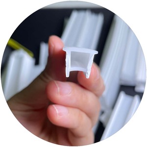 Insertion gratuite dans le mur, encastré, silicone blanc noir, 10x10 12x12 14x14 16x16 20x20 20x25 30x20 40x20 50x20, <span class=keywords><strong>tube</strong></span> néon pour bande <span class=keywords><strong>LED</strong></span> - Product Image 3