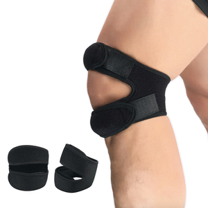 Rodilla protectora Fitness deportes ajustable doble abierto rótula rodilla tendón soporte - Product Image 1