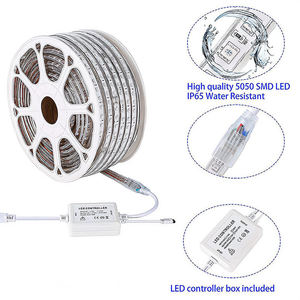 Bande lumineuse <span class=keywords><strong>LED</strong></span> Shenzhen 2835 110V <span class=keywords><strong>220V</strong></span> SMD, éclairage <span class=keywords><strong>LED</strong></span> 180 <span class=keywords><strong>LED</strong></span> <span class=keywords><strong>bleu</strong></span> IP67 étanche, <span class=keywords><strong>ruban</strong></span> <span class=keywords><strong>LED</strong></span> flexible pour aménagement paysager - Product Image 3