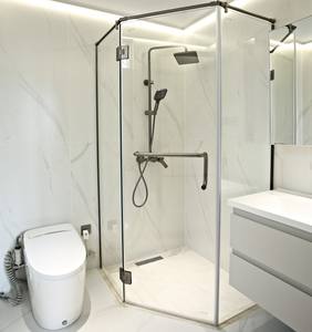 Bisagras pivotantes <span class=keywords><strong>de</strong></span> latón CRL para puertas <span class=keywords><strong>de</strong></span> vidrio <span class=keywords><strong>de</strong></span> <span class=keywords><strong>ducha</strong></span>, autocentrantes, <span class=keywords><strong>de</strong></span> 135 grados, para montaje <span class=keywords><strong>de</strong></span> pared a vidrio, <span class=keywords><strong>de</strong></span> Decormate Supply - Product Image 2