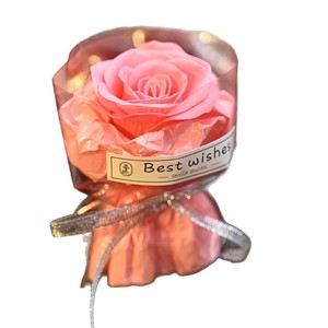 Bouquet de fleurs séchées et artificielles fait main, parfumé, cadeau pour la remise des diplômes, la Saint-Valentin, vente en gros - Product Image 6