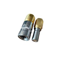 Raccord rapide en acier inoxydable et laiton, série CBI, modèle CBI 06.1101/IA, norme française