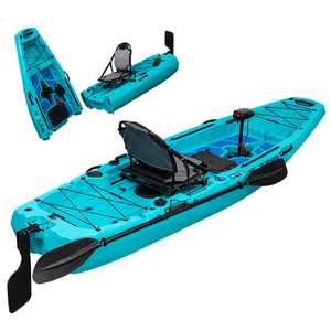 2 pezzi personalizzato 1 persona kayak da pesca all'ingrosso <span class=keywords><strong>mare</strong></span> all'aperto 10ft sedersi sulla parte superiore modulare kayak - Product Image 6