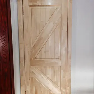 2021year New Design Solid Wood Door Birch Wooden Door