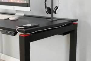 2023 नई Ergonomic डिजाइन मोटर चालित समायोज्य फ्रेम 4 पैर ऊंचाई समायोज्य गेमिंग डेस्क खड़े हो जाओ करने के लिए बैठते हैं - Product Image 5