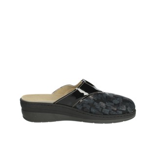 Soffice inverno carino per pantofole MZ4202 gomma nera con fodera in PVC antiscivolo leggera suola EVA suola in lana stampata - Product Image 4