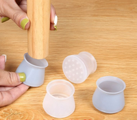 Protection antidérapante en silicone pour pieds de chaise et de table, couvre-meubles pour sols en bois – Vente en gros usine