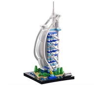 Bloques de Construcción de Arquitectura Personalizados, Modelo de Monumento DIY, Juguete Educativo Creativo, Fabricante OEM