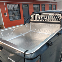 Plaque de protection universelle pour hayon de pick-up, en tôle galvanisée et en acier inoxydable, protection du plancher du caisson
