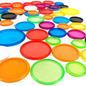 Tùy chỉnh 11 cái/gói nhiều màu nhựa trong suốt đĩa ràng buộc máy tính xách tay siêu rõ ràng nhựa mở rộng ràng buộc đĩa - Product Image 2