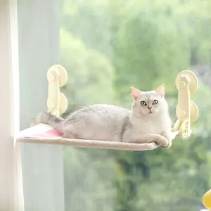 MewooFun tempat tidur gantung hewan portabel, tempat tidur gantung kandang kucing penyedot dapat dilepas kualitas tinggi